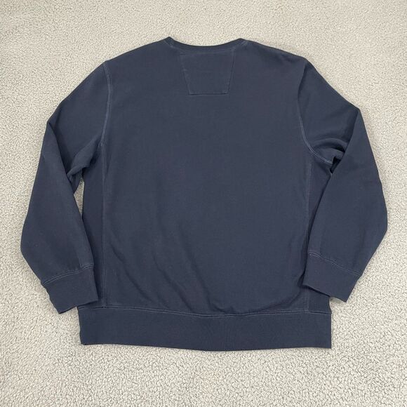 Nautica Sweatshirt Men L Navy Pullover Crewneck - Picture 5 of 9
